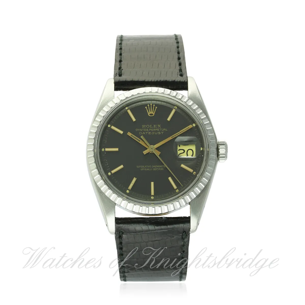 Rolex Datejust 1603 36mm Stainless steel Charcoal