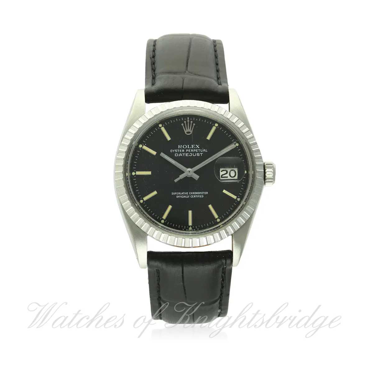 Rolex Datejust 1603 36mm Stainless steel Black