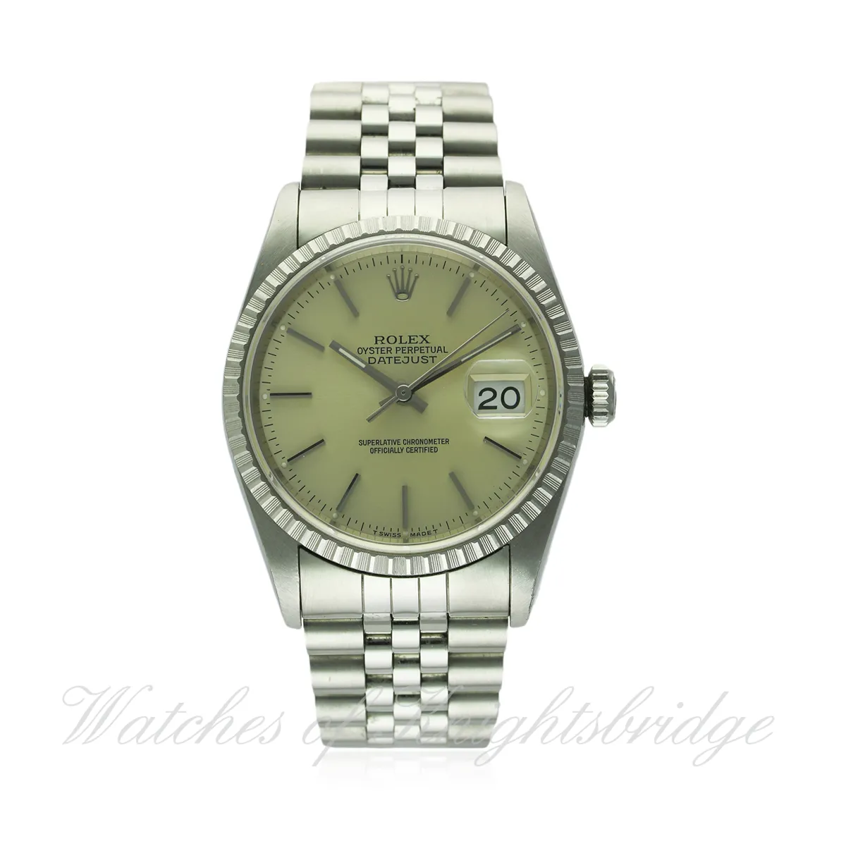 Rolex Datejust 36 16220 36mm Stainless steel Silvered