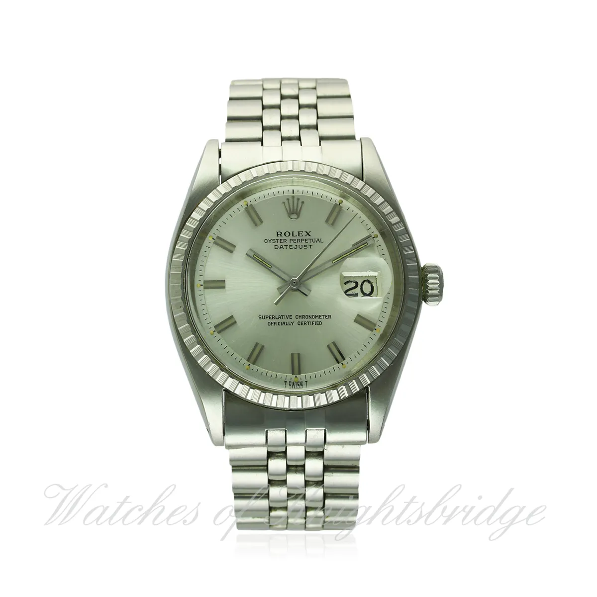 Rolex Datejust 1603 36mm Stainless steel Silvered