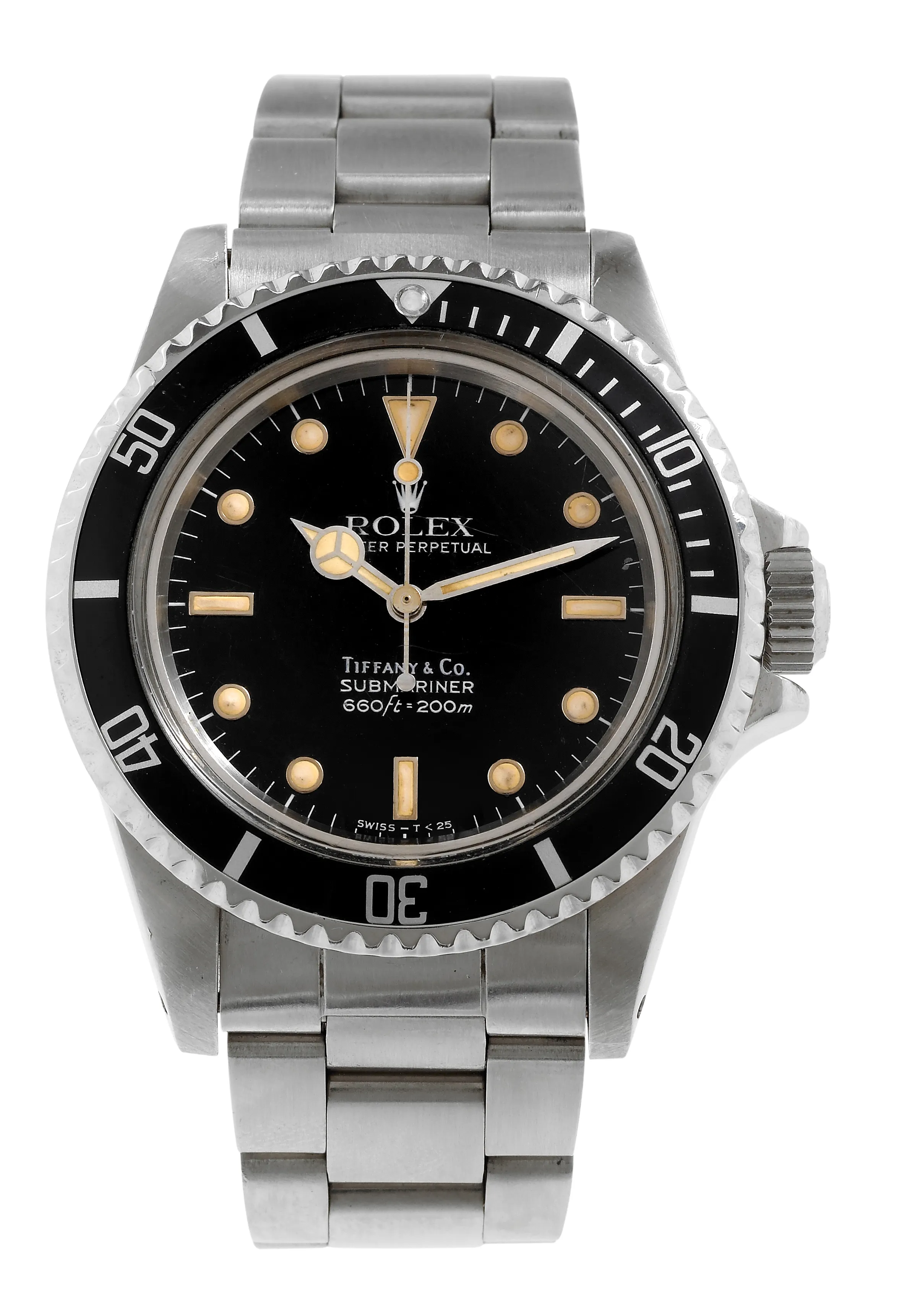 Rolex Submariner 5513 40mm Stainless steel Black