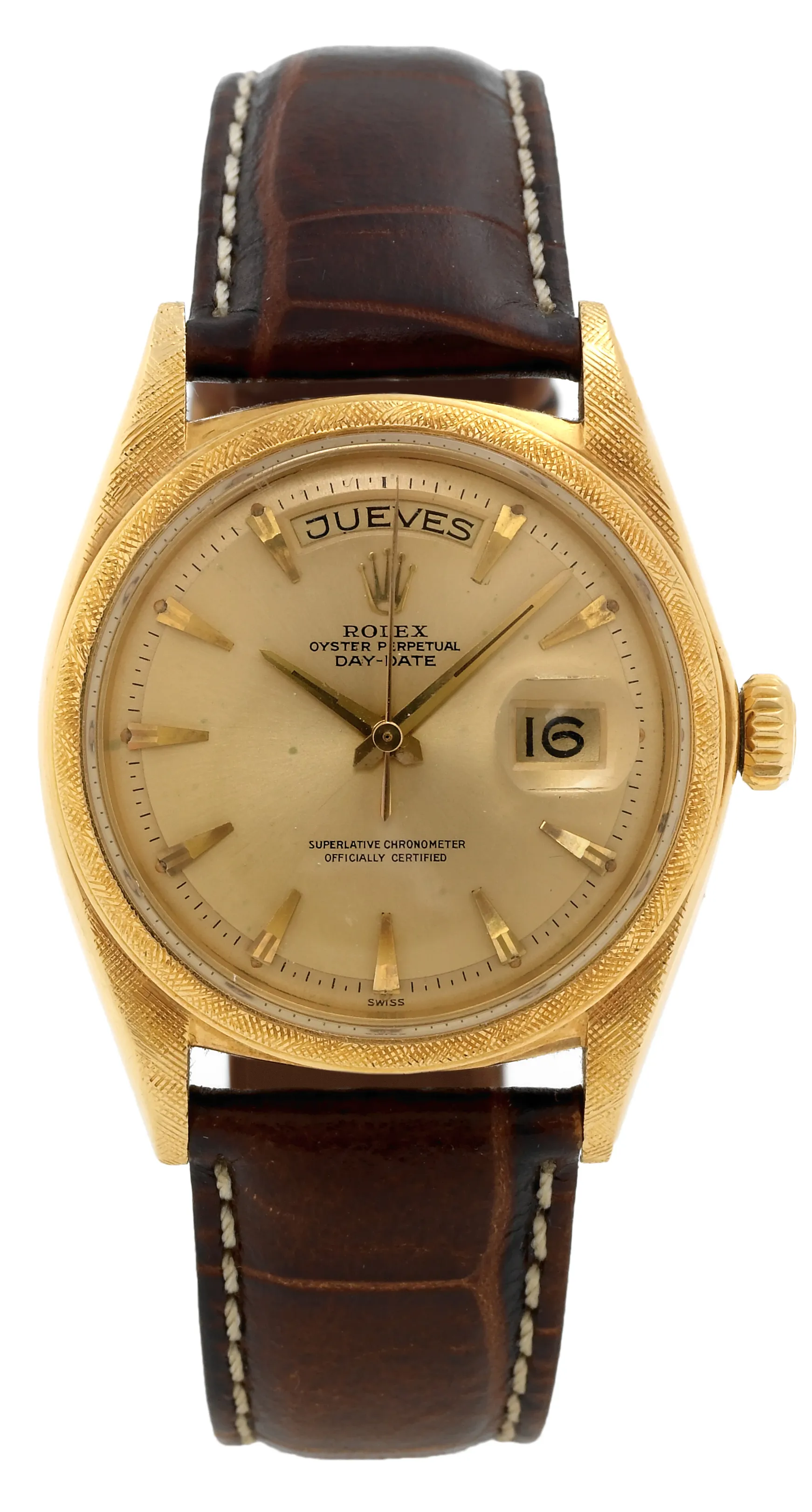 Rolex Day-Date 36 1806 36mm Yellow gold Gold silvered