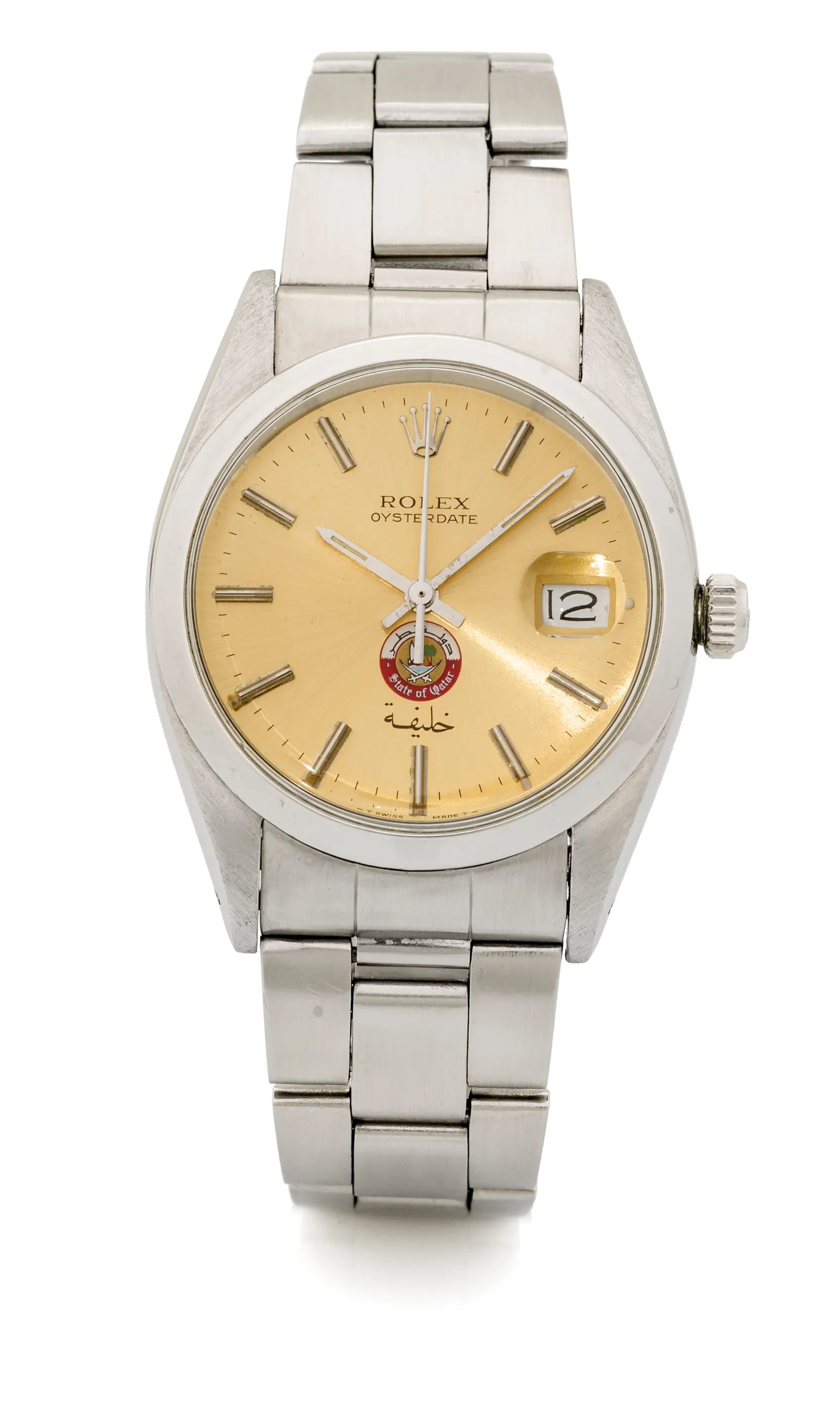 Rolex Oyster Date 6494 34mm Stainless steel Champagne