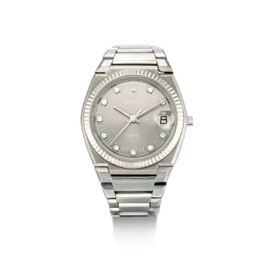 Rolex Datejust Oysterquartz 5100 40.5mm White gold Gray