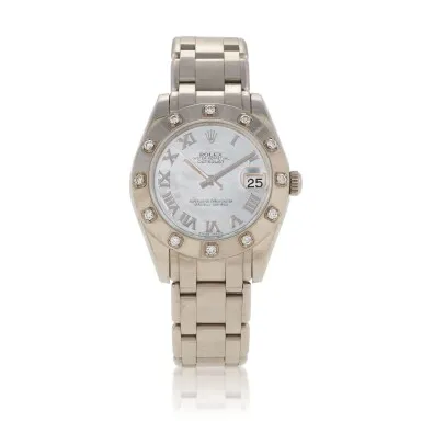 Rolex Pearlmaster 81319 29mm White gold Mother-of-pearl