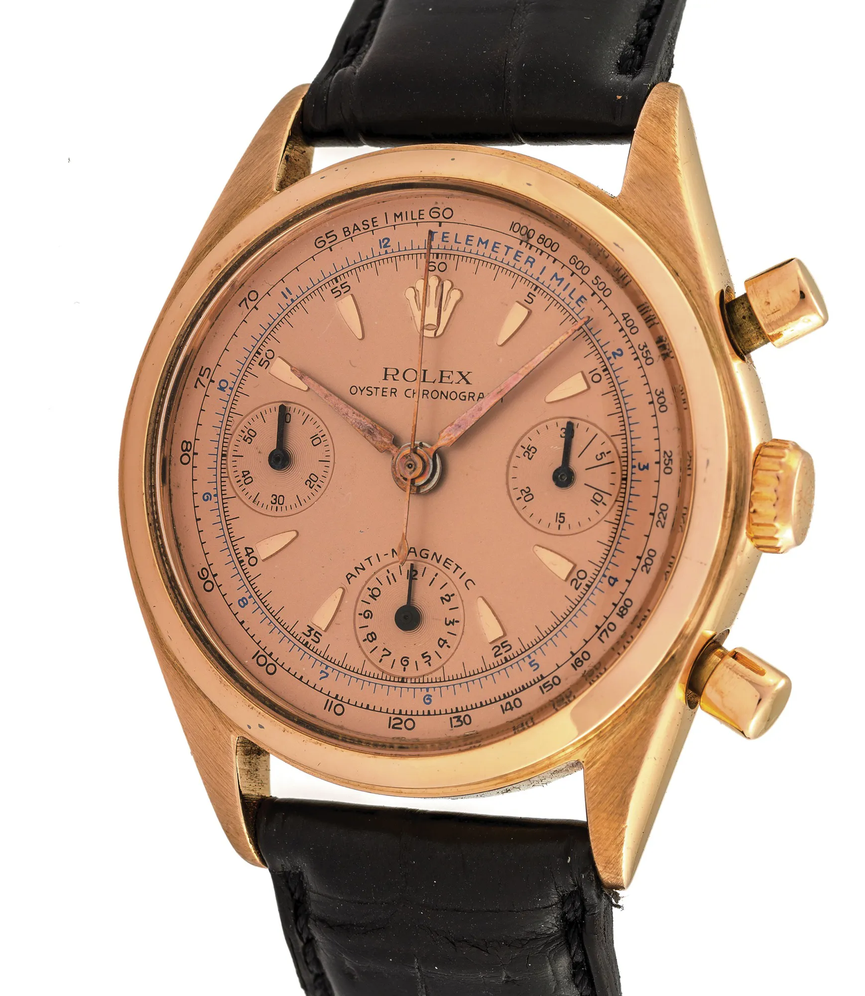 Rolex Chronograph 6034 36mm Rose gold Pink