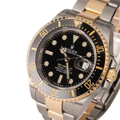 Rolex Sea-Dweller 126603 43mm Yellow gold and Stainless steel Black