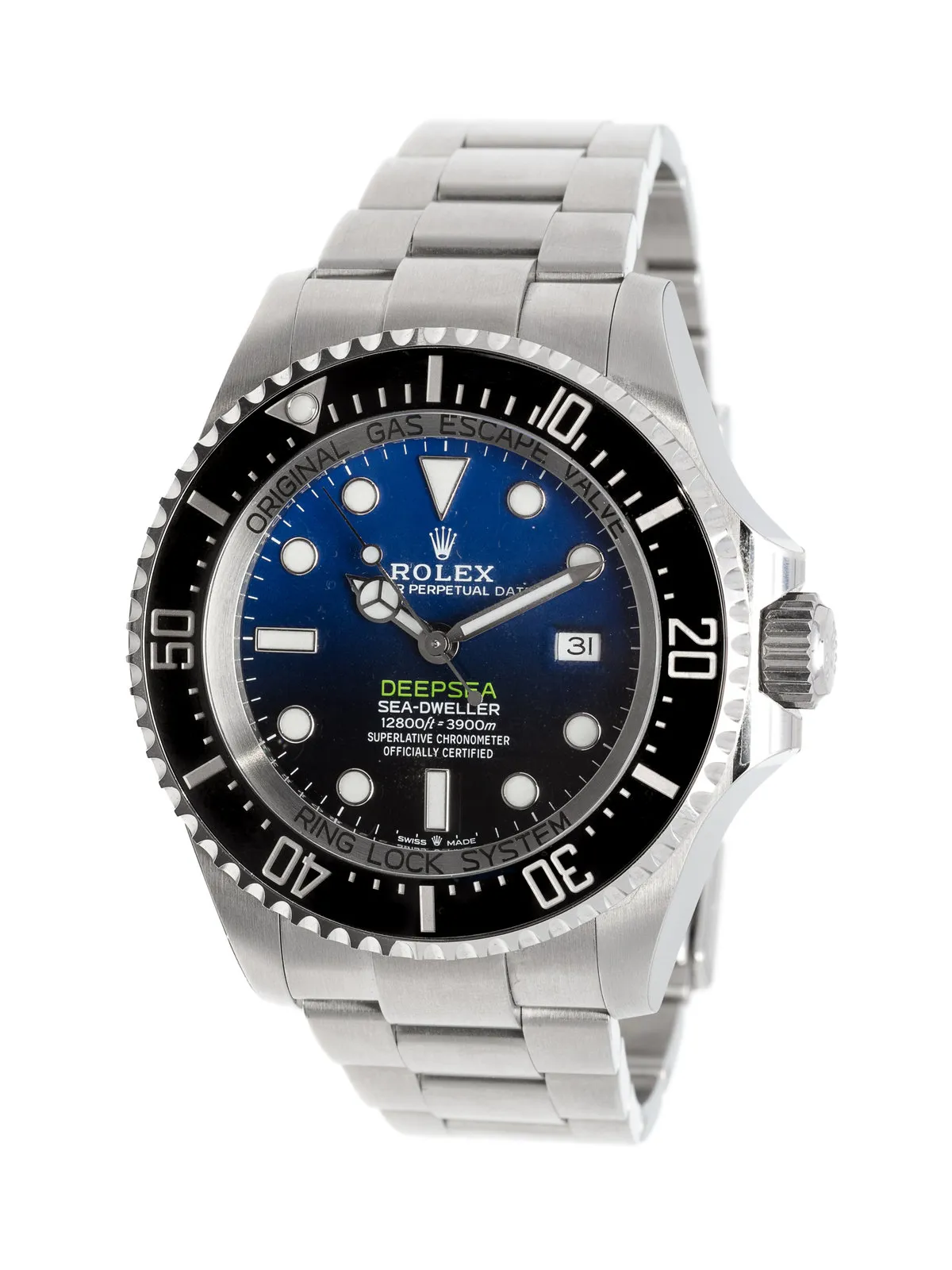 Rolex Sea-Dweller Deepsea 126660 44mm Stainless steel Turquoise