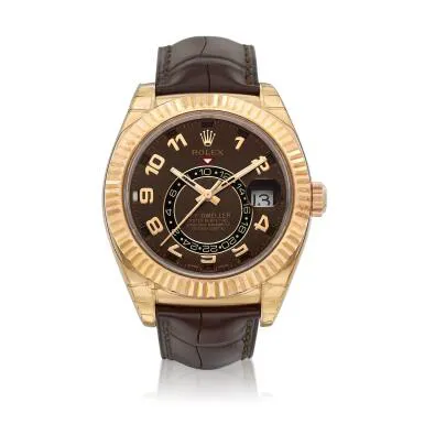 Rolex Sky-Dweller 326135 42mm Rose gold Brown