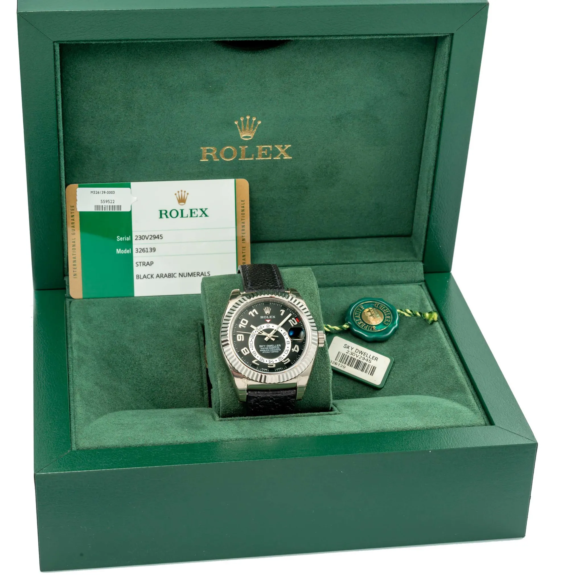 Rolex Sky-Dweller 326139 42mm White gold Black