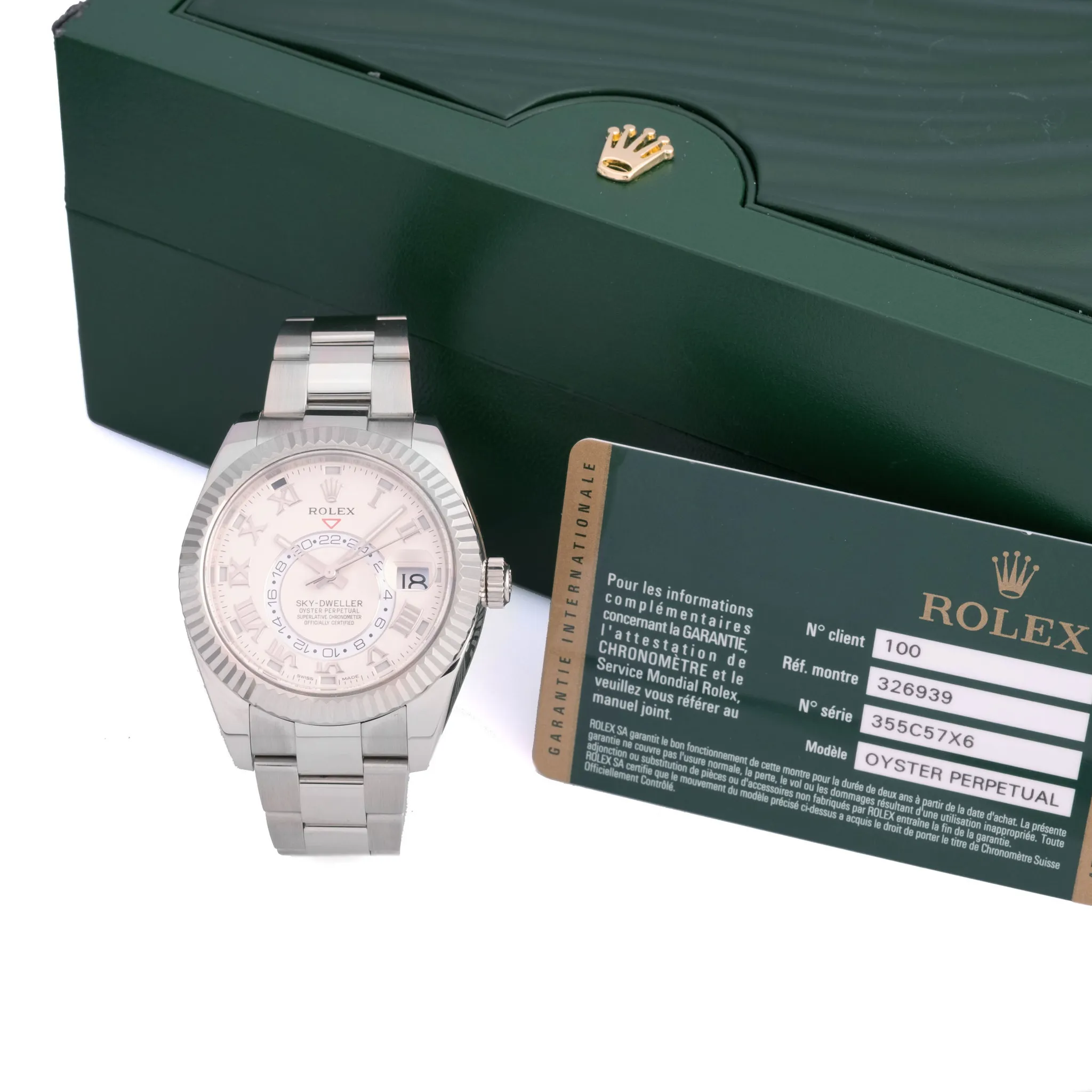 Rolex Sky-Dweller 326939 41mm White gold Silver 2