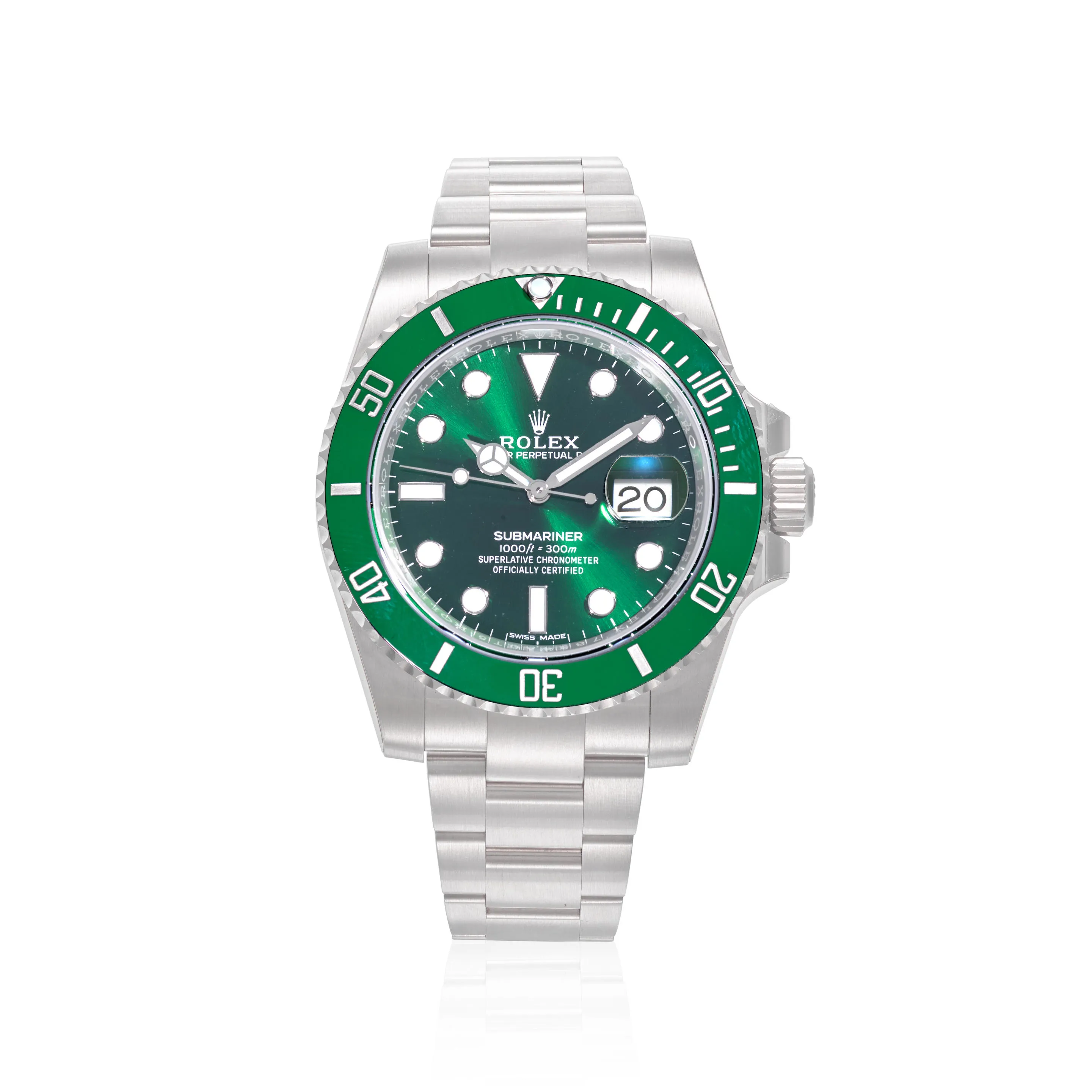 Rolex Submariner 116610LV 40mm Stainless steel Green 2