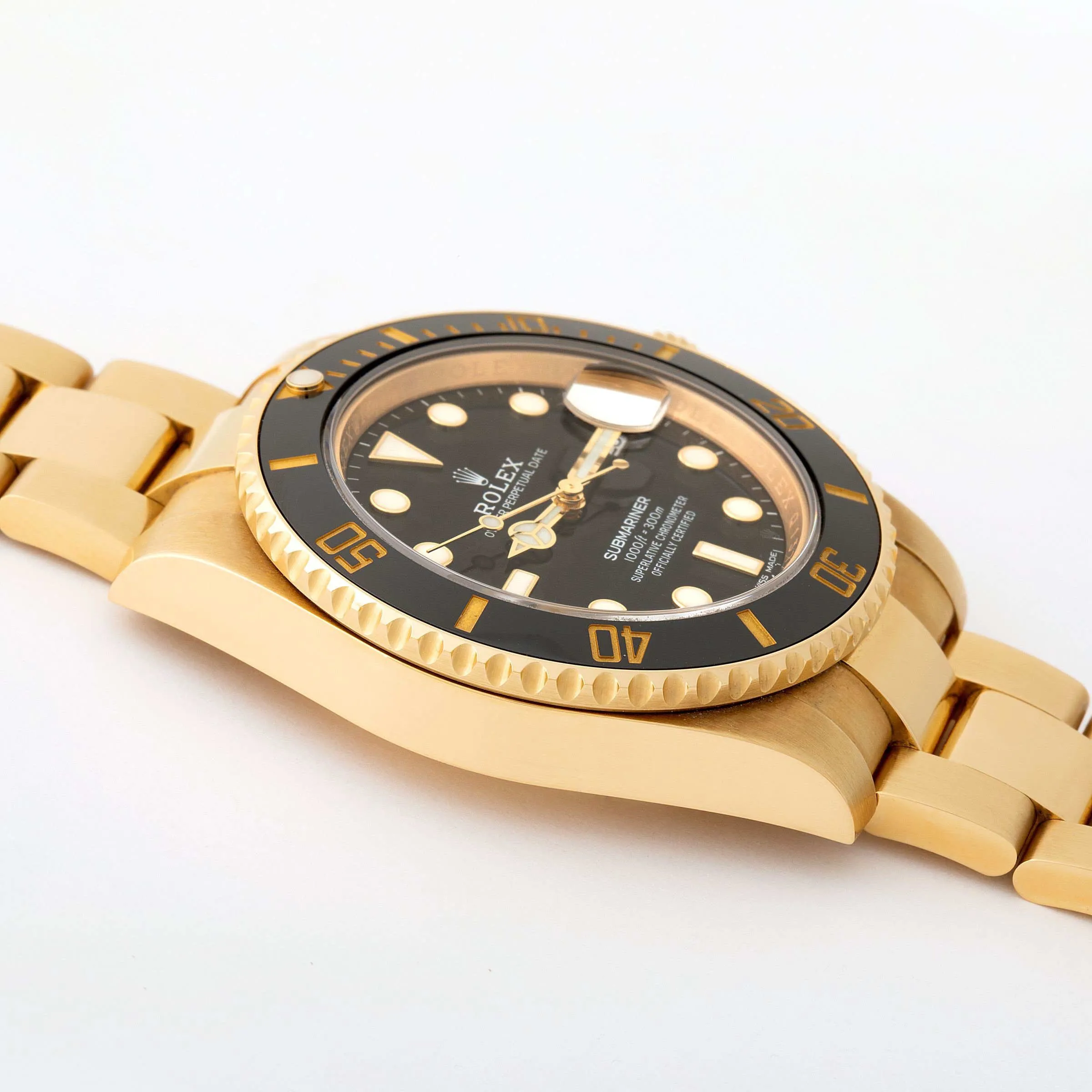 Rolex Submariner 116618LN 40mm Yellow gold Black 2