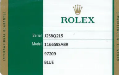 Rolex Submariner 116659SABR 40mm White gold Blue 1