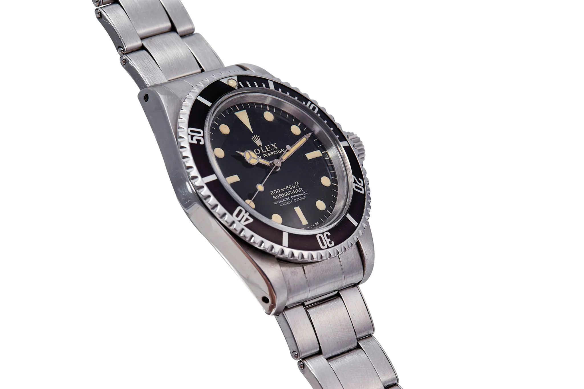 Rolex Submariner 5512 39.5mm Stainless steel Black