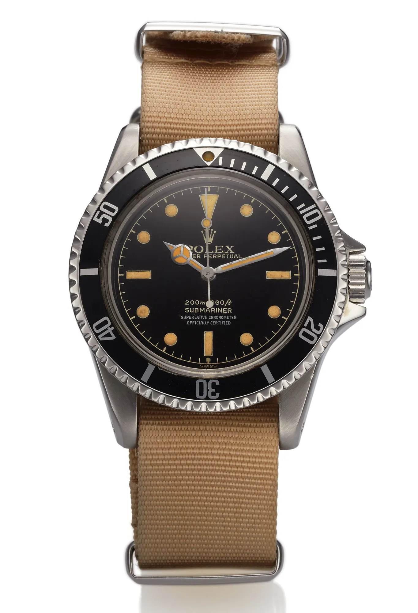 Rolex Submariner 5512 40mm Stainless steel Black