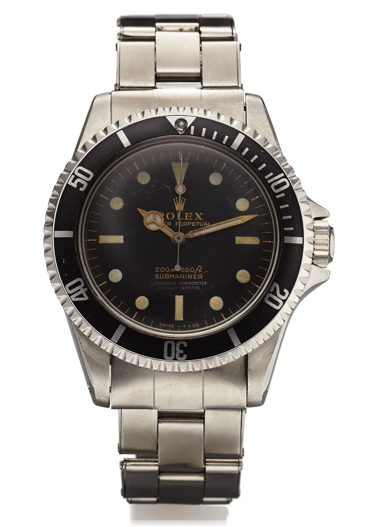 Rolex Submariner 5512 40mm Stainless steel Black