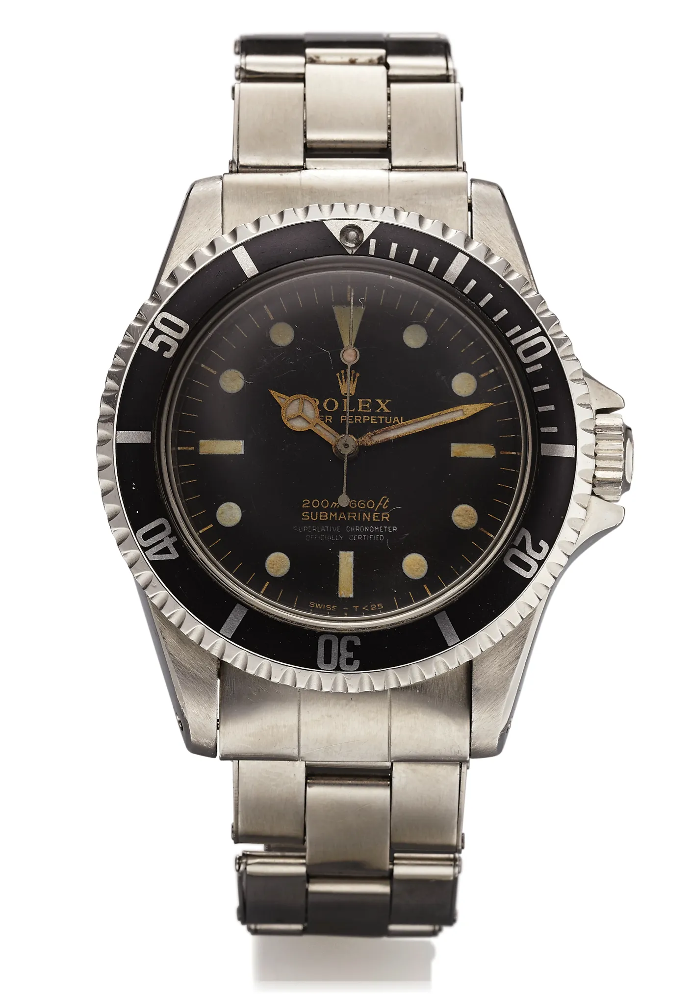 Rolex Submariner 5512 40mm Stainless steel Black