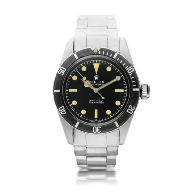 Rolex Submariner 6538 37mm Stainless steel Black