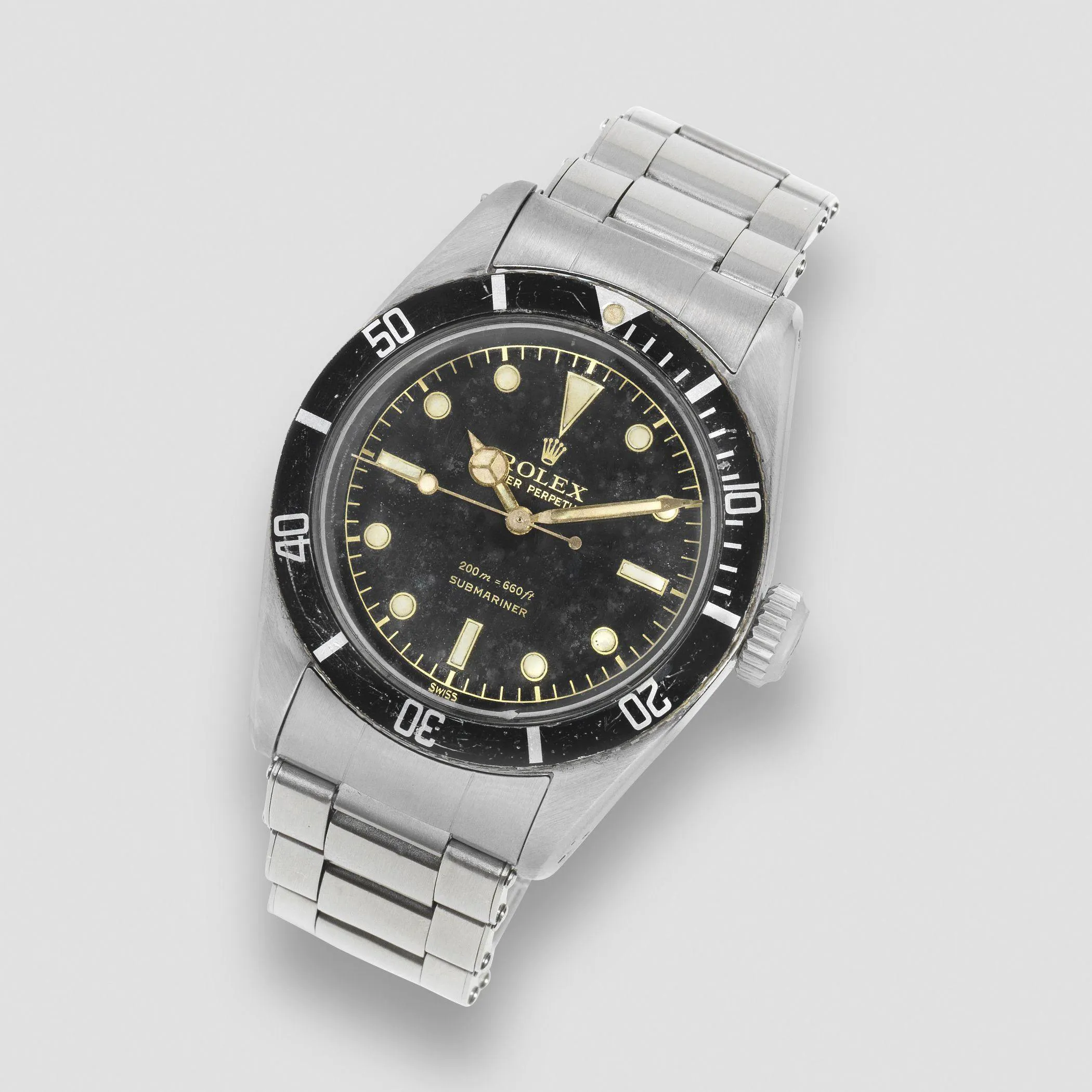 Rolex Submariner 6538 38mm Stainless steel Black