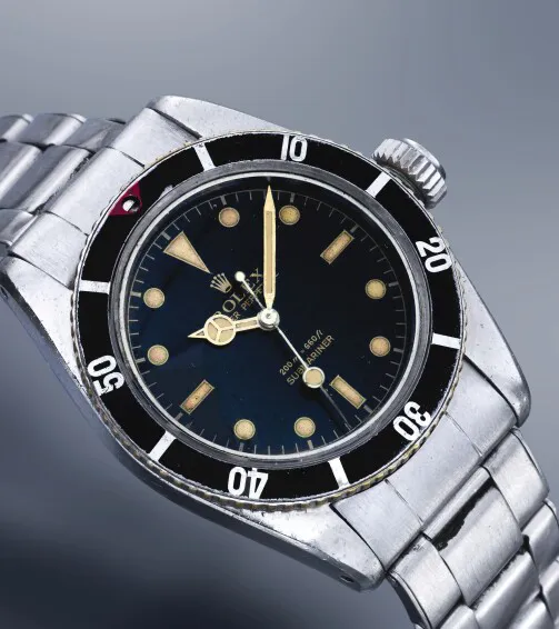 Rolex Submariner 6538 37mm Stainless steel Black