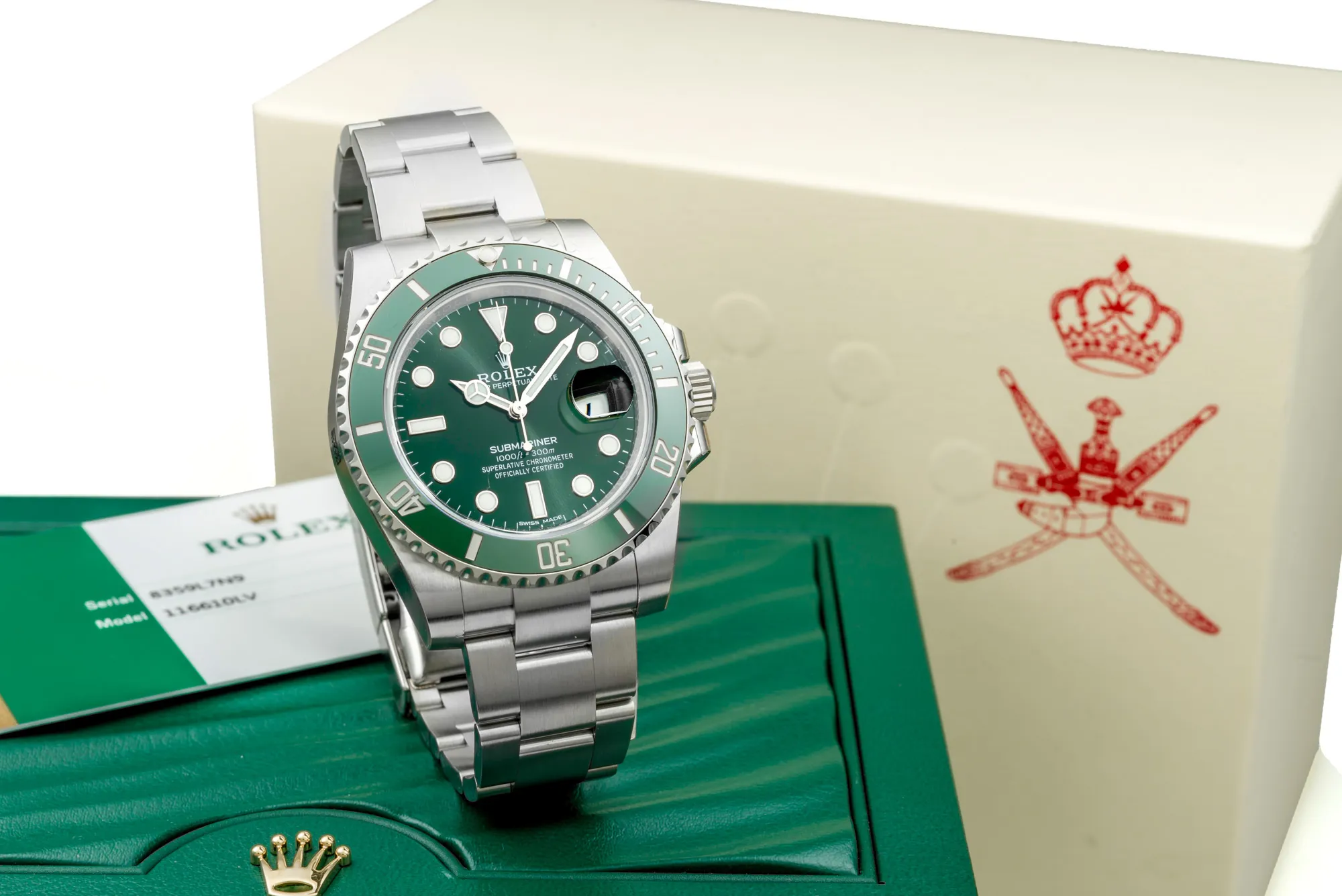 Rolex Submariner 116610LV 40mm Stainless steel Green 1