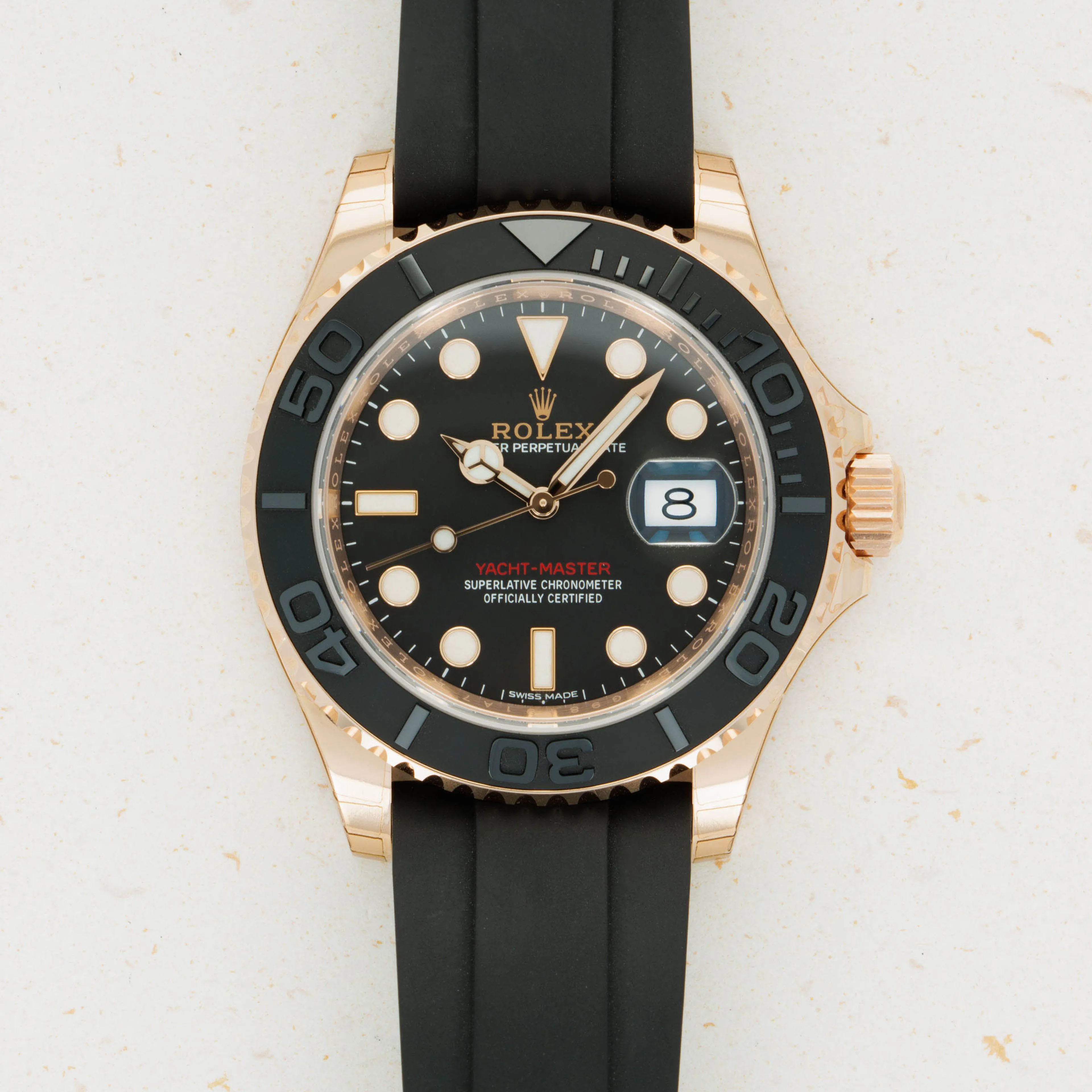 Rolex Yacht-Master 40 116655 40mm Rose gold Black