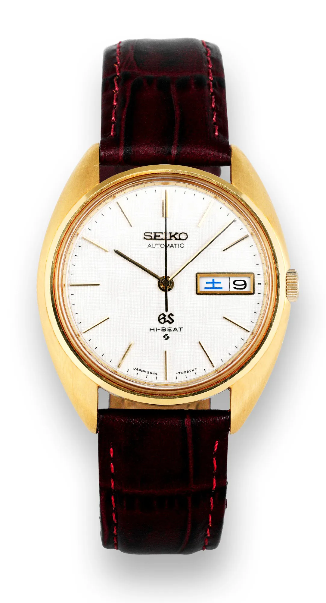 Seiko Hi-Beat 35mm Yellow gold Cream