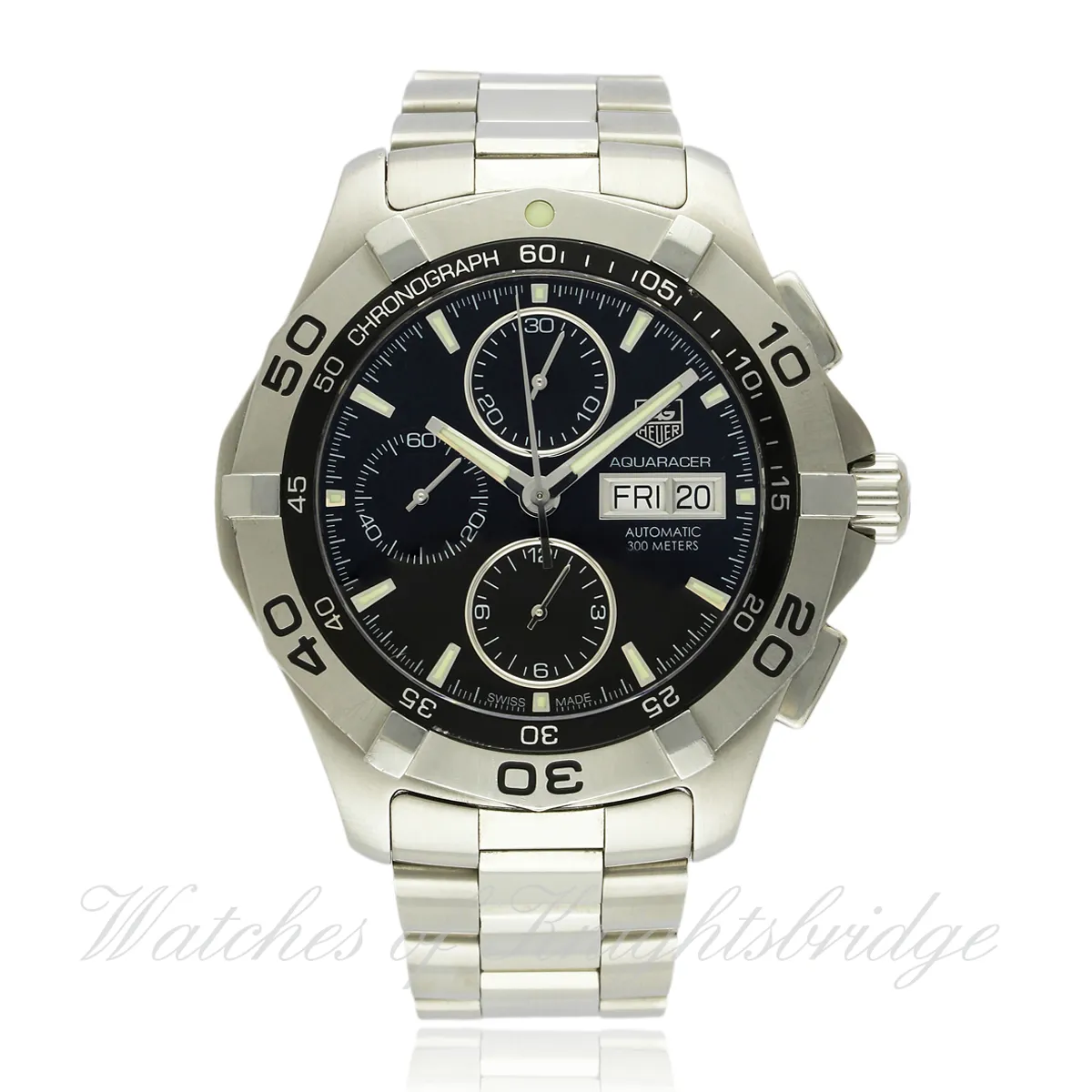 TAG Heuer Aquaracer CAF2010 43mm Stainless steel Black