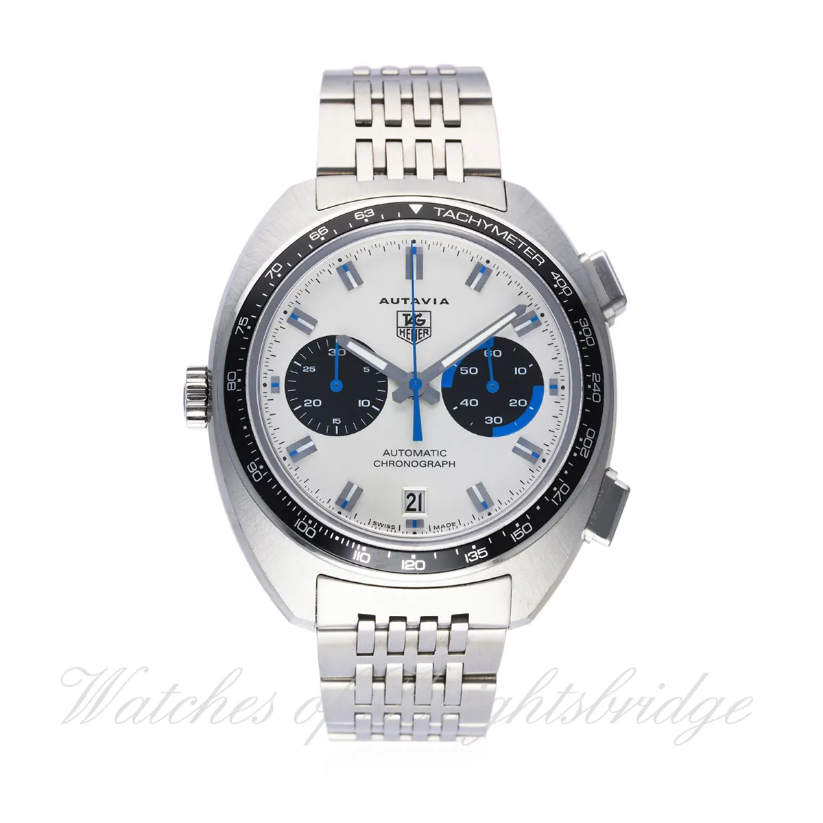 TAG Heuer Autavia CY2110 43mm Stainless steel Silver