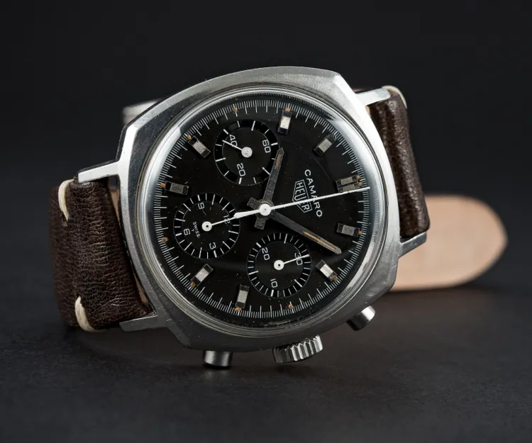 TAG Heuer Camaro 7220N 37mm Stainless steel Brown "Chocolate"