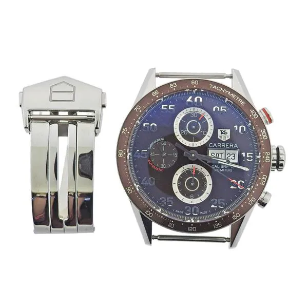 TAG Heuer Carrera CV2A12 43mm Stainless steel Brown