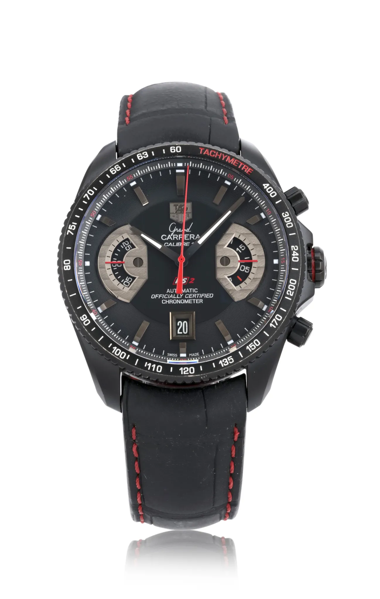 TAG Heuer Grand Carrera CAV518B 43mm Titanium Black