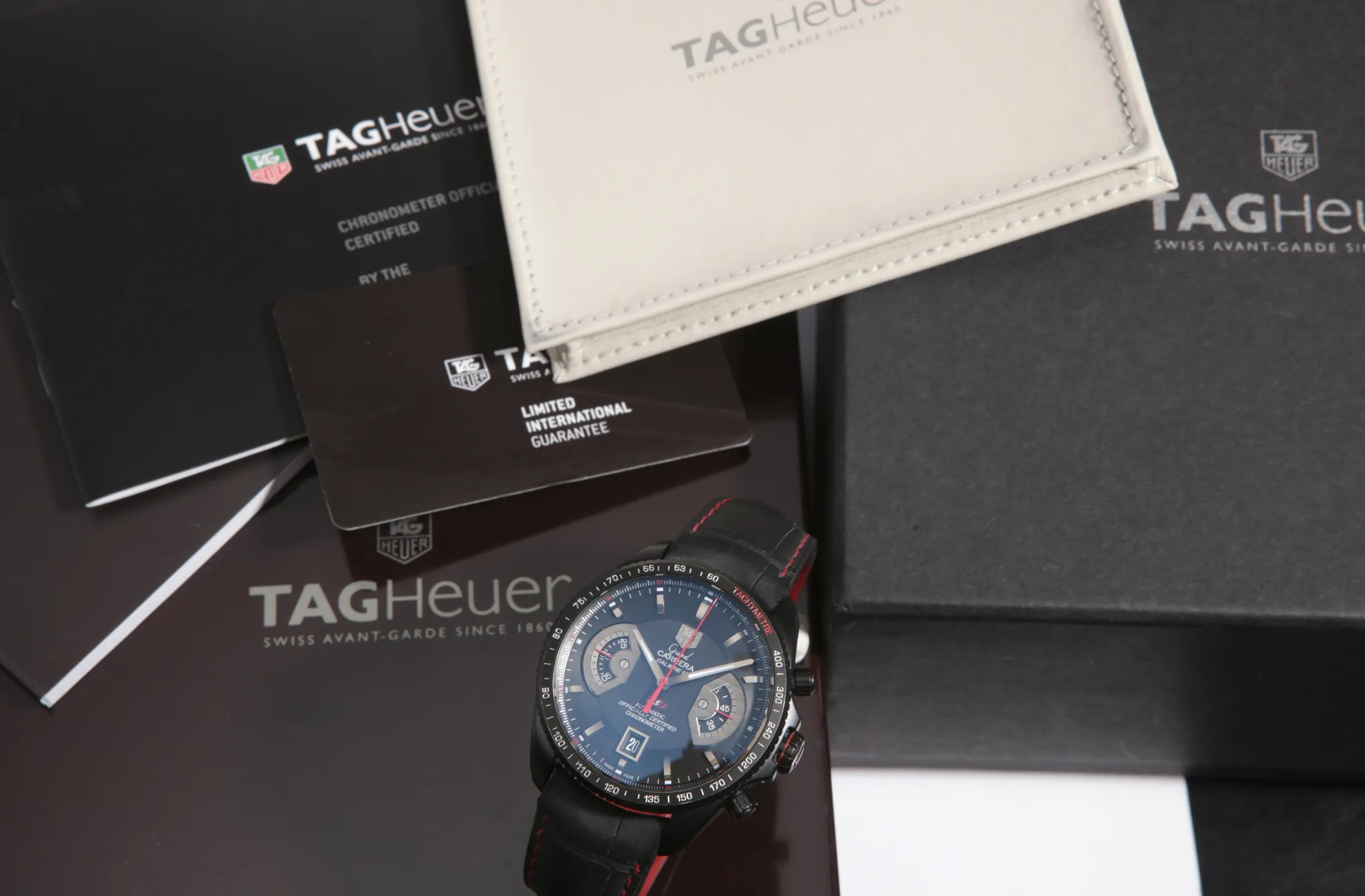 TAG Heuer Grand Carrera CAV518B 43mm Titanium Black 4