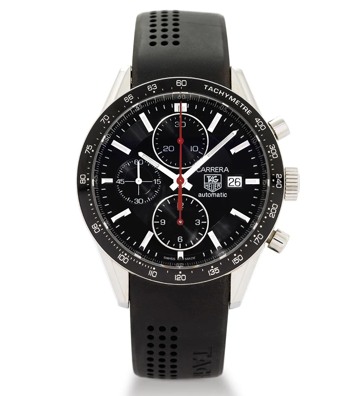 TAG Heuer Carrera CV2014 1 41.5mm Stainless steel Black