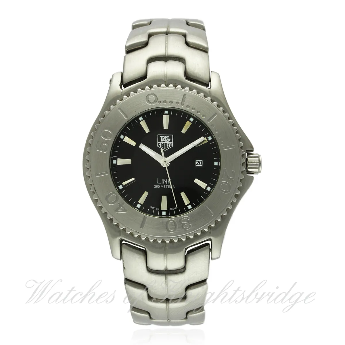 TAG Heuer CR2111 39mm Stainless steel Black