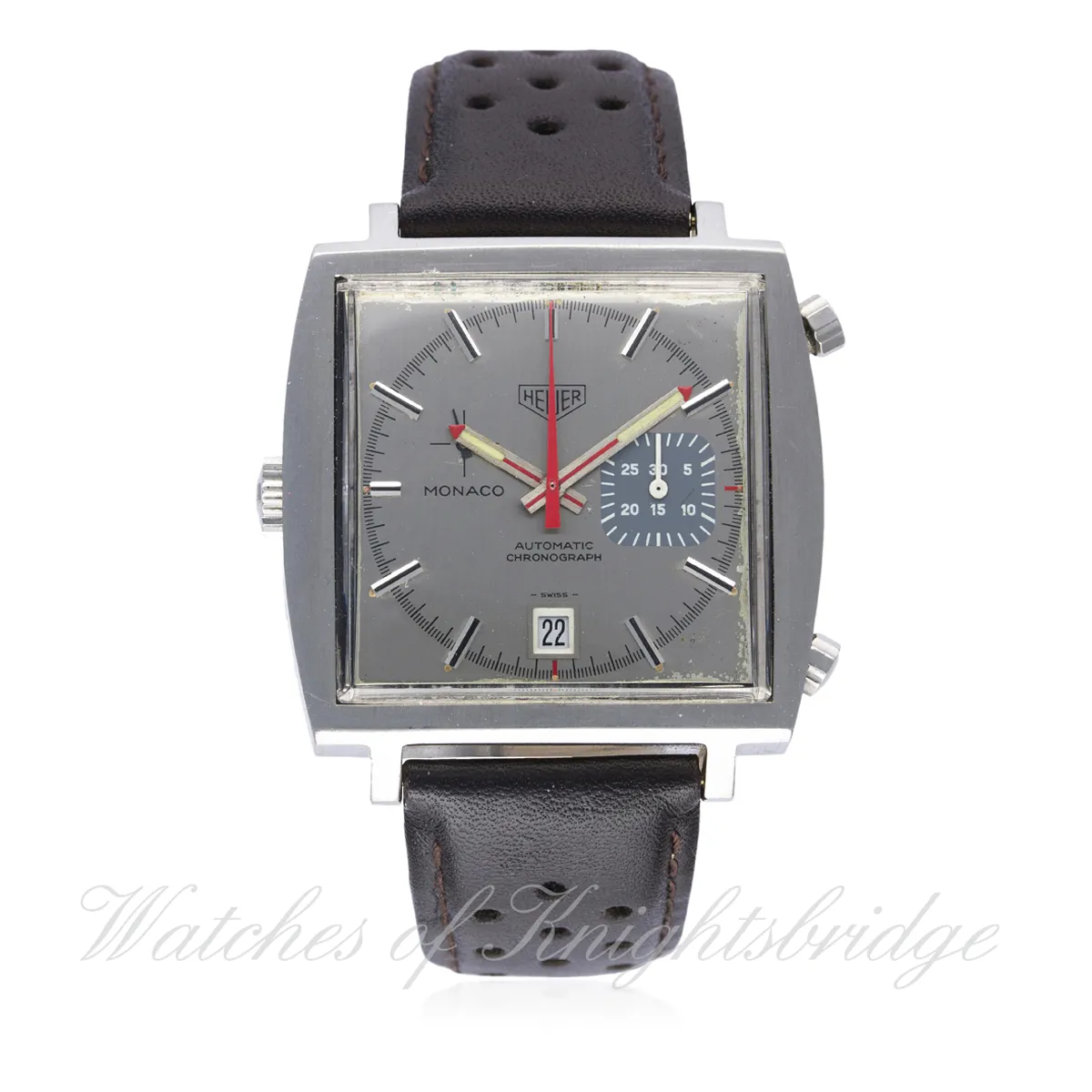 TAG Heuer Monaco 1133 38mm Stainless steel Silver