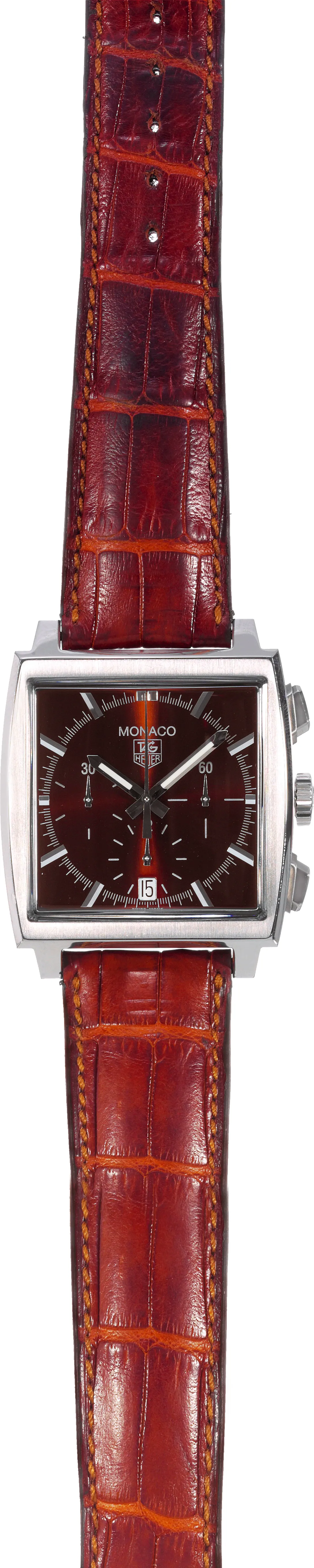 TAG Heuer Monaco 2111 38mm Stainless steel Brown