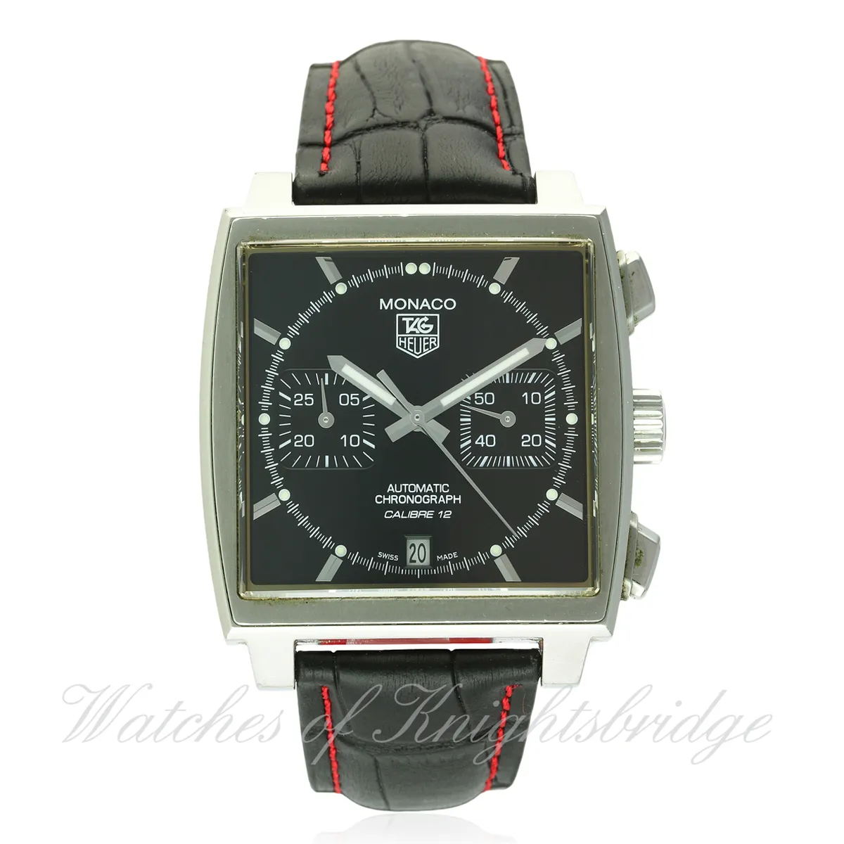 TAG Heuer Monaco CAW2110 38mm Stainless steel Black