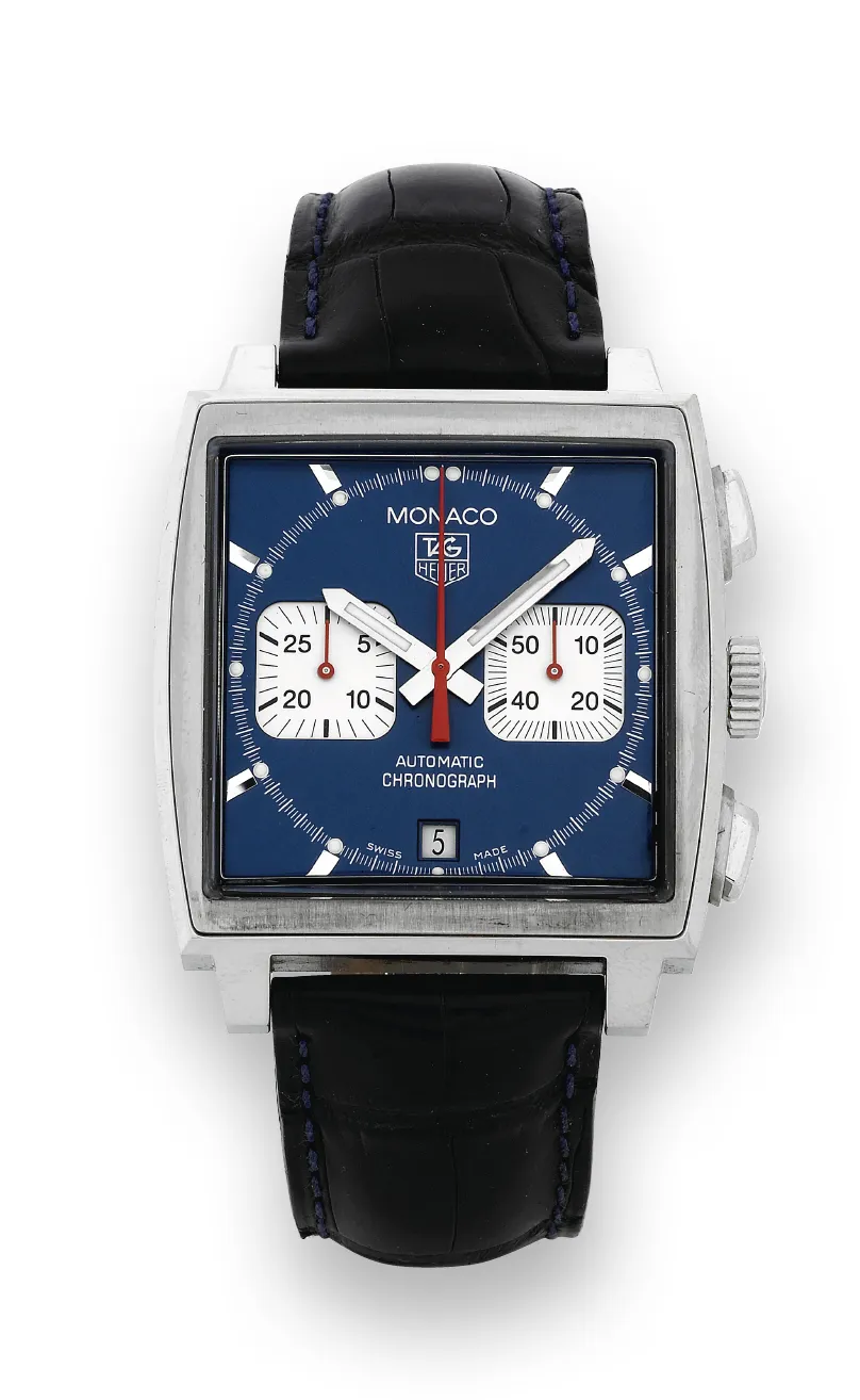 TAG Heuer Monaco CW2113 38mm Stainless steel Blue