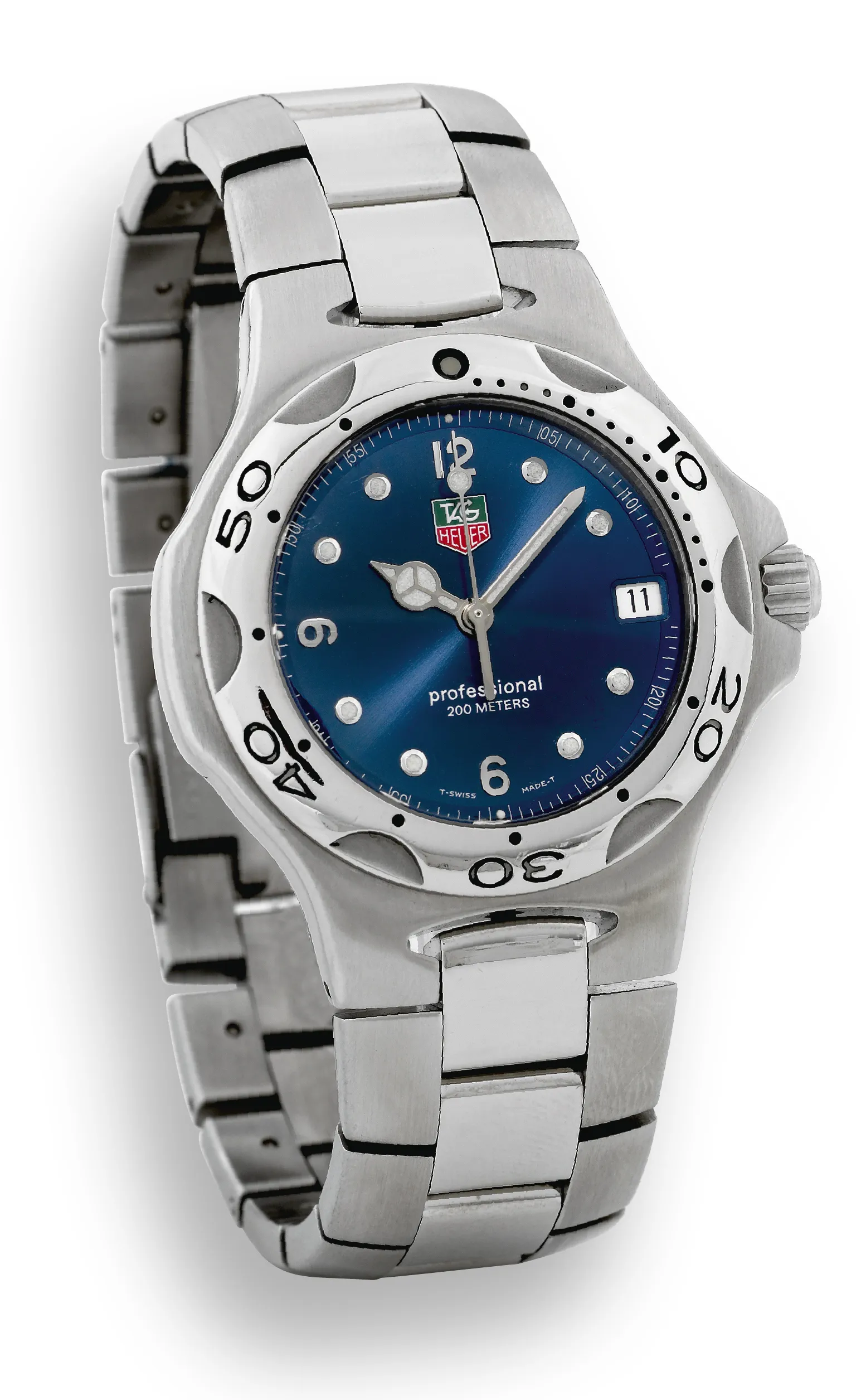 TAG Heuer Professional 37mm Stainless steel Blue