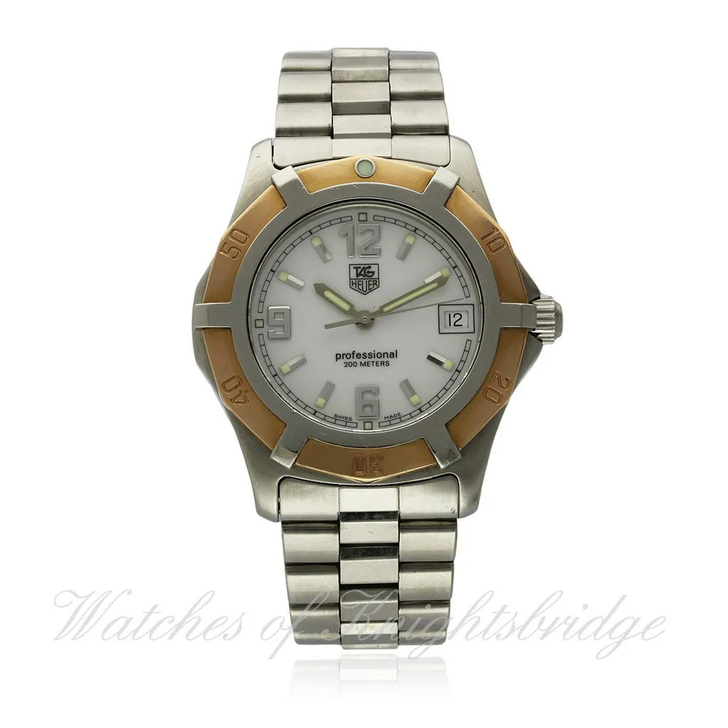 TAG Heuer WN1150 38mm Rose gold and Stainless steel White