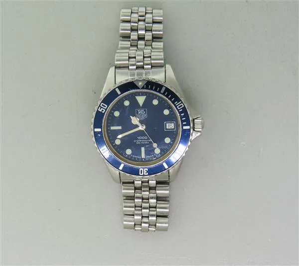 TAG Heuer 40mm Stainless steel signed