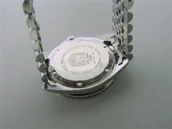 TAG Heuer 40mm Stainless steel signed 1