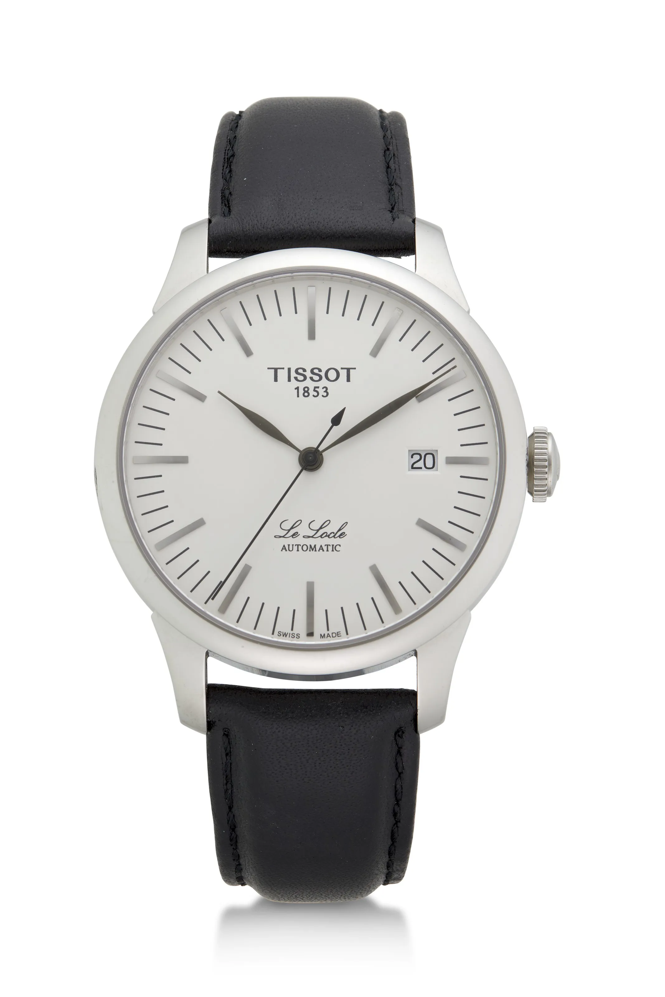 Tissot Le Locle 39mm Stainless steel White