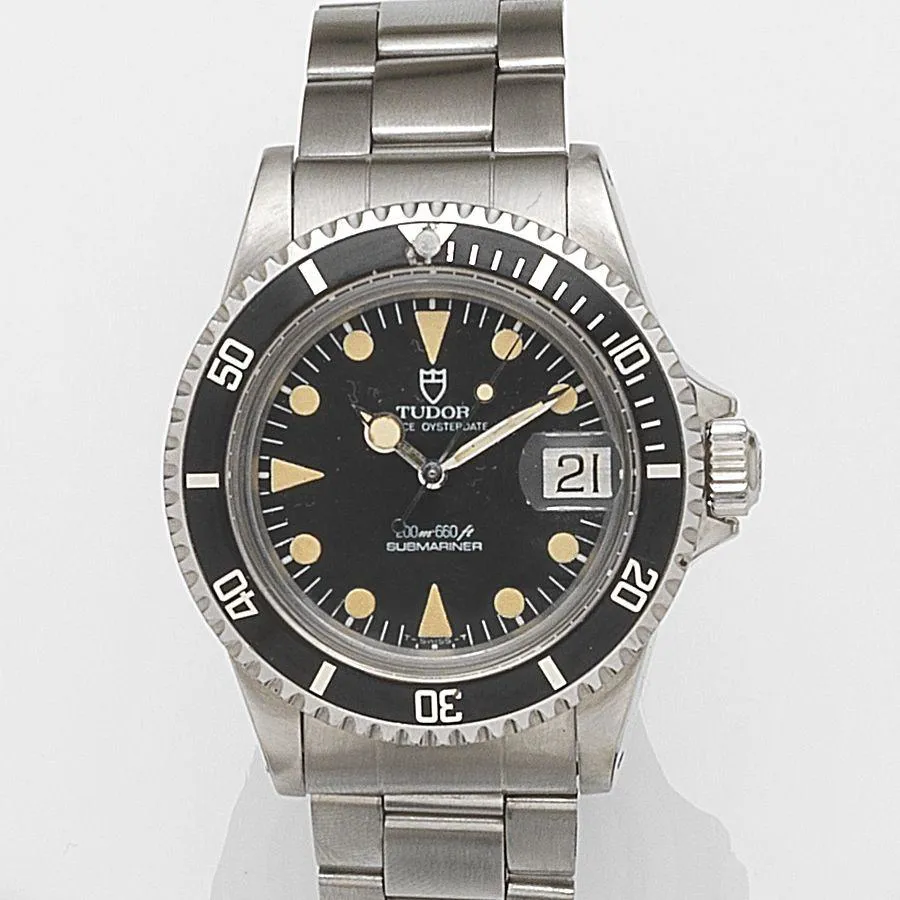 Tudor Submariner 76100 38mm Stainless steel Black