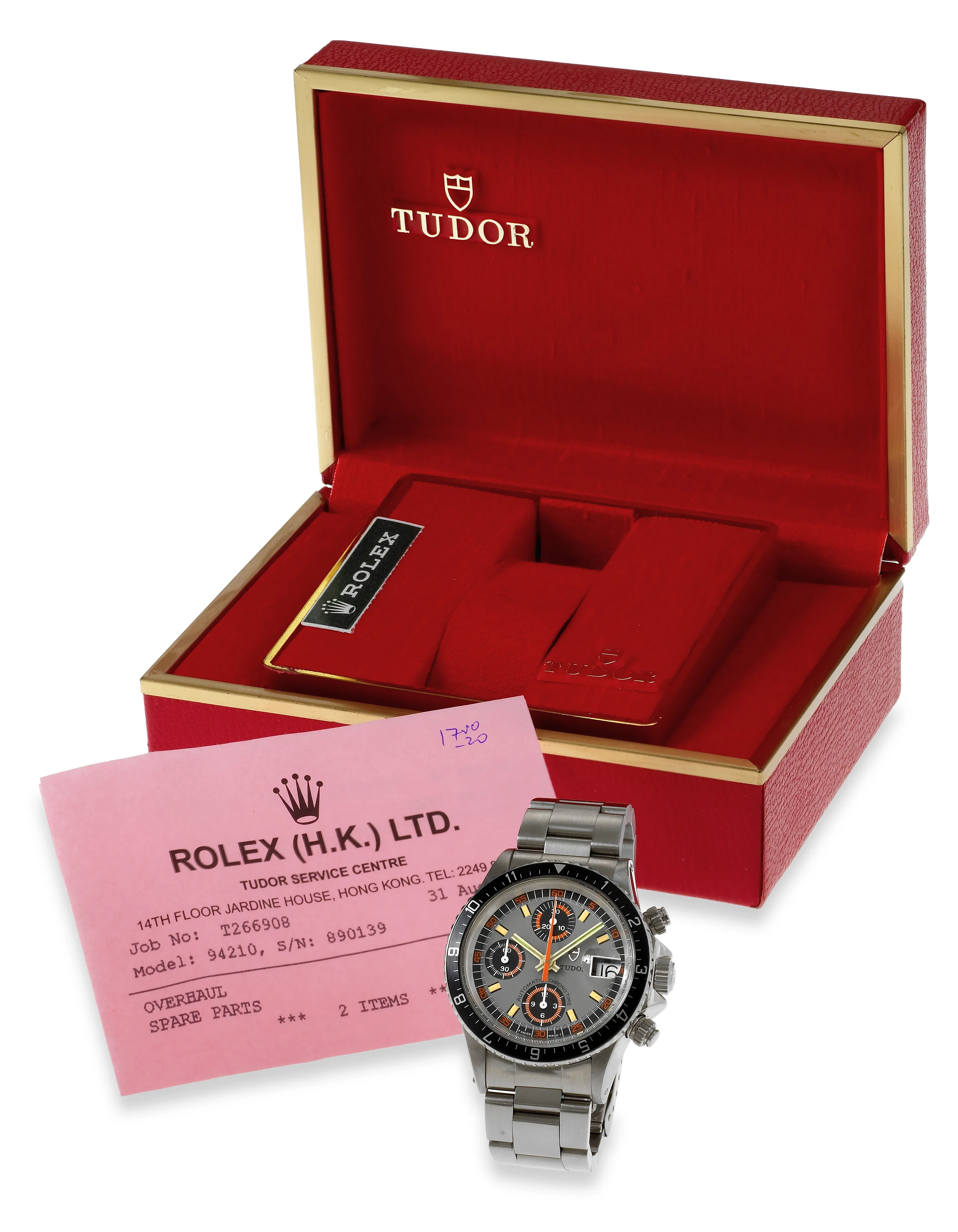 Tudor 94210 40mm Stainless steel Gray and Black