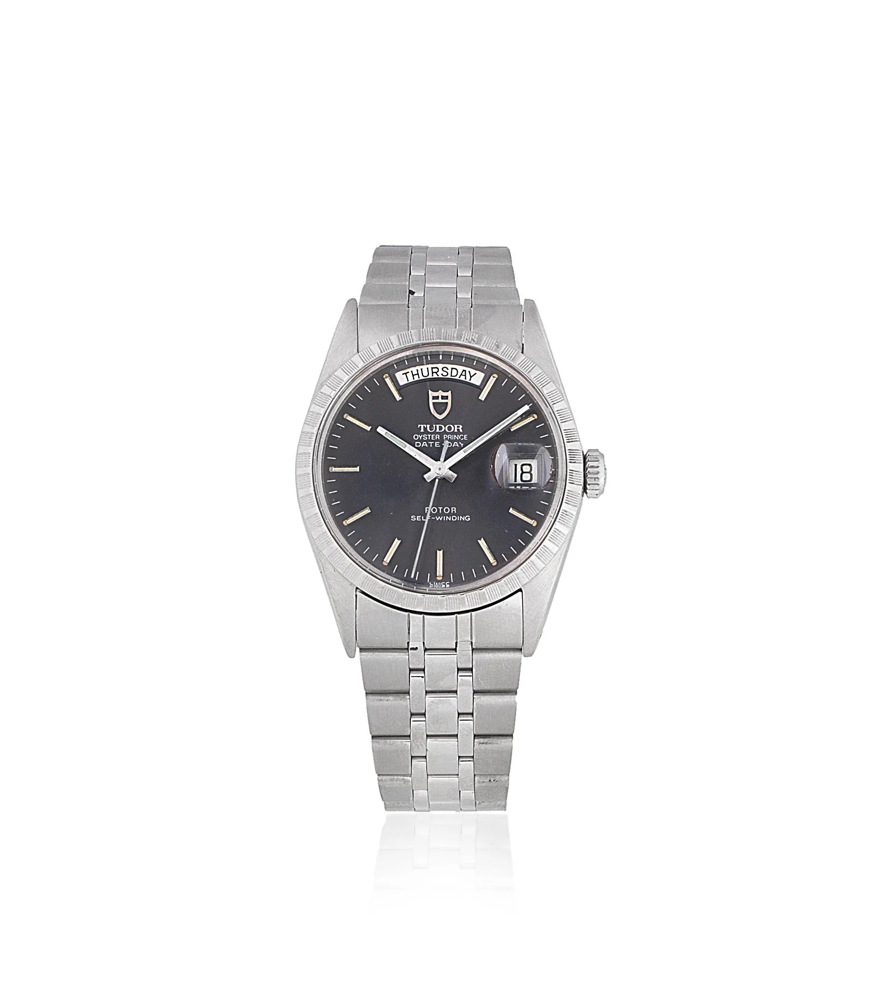 Tudor Oyster Prince Date Day 94510 35mm Stainless steel Gray