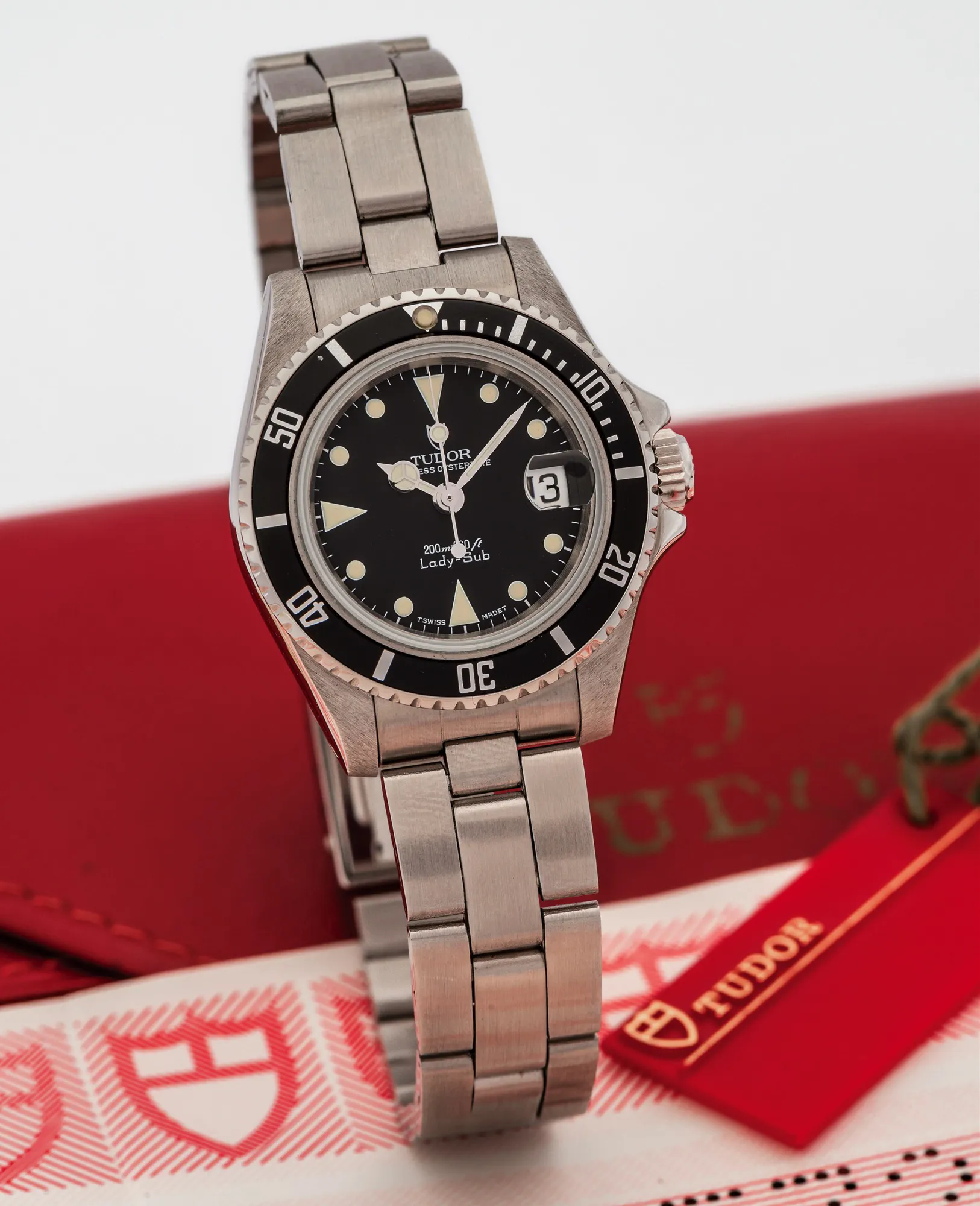 Tudor 96090 26mm Stainless steel Black