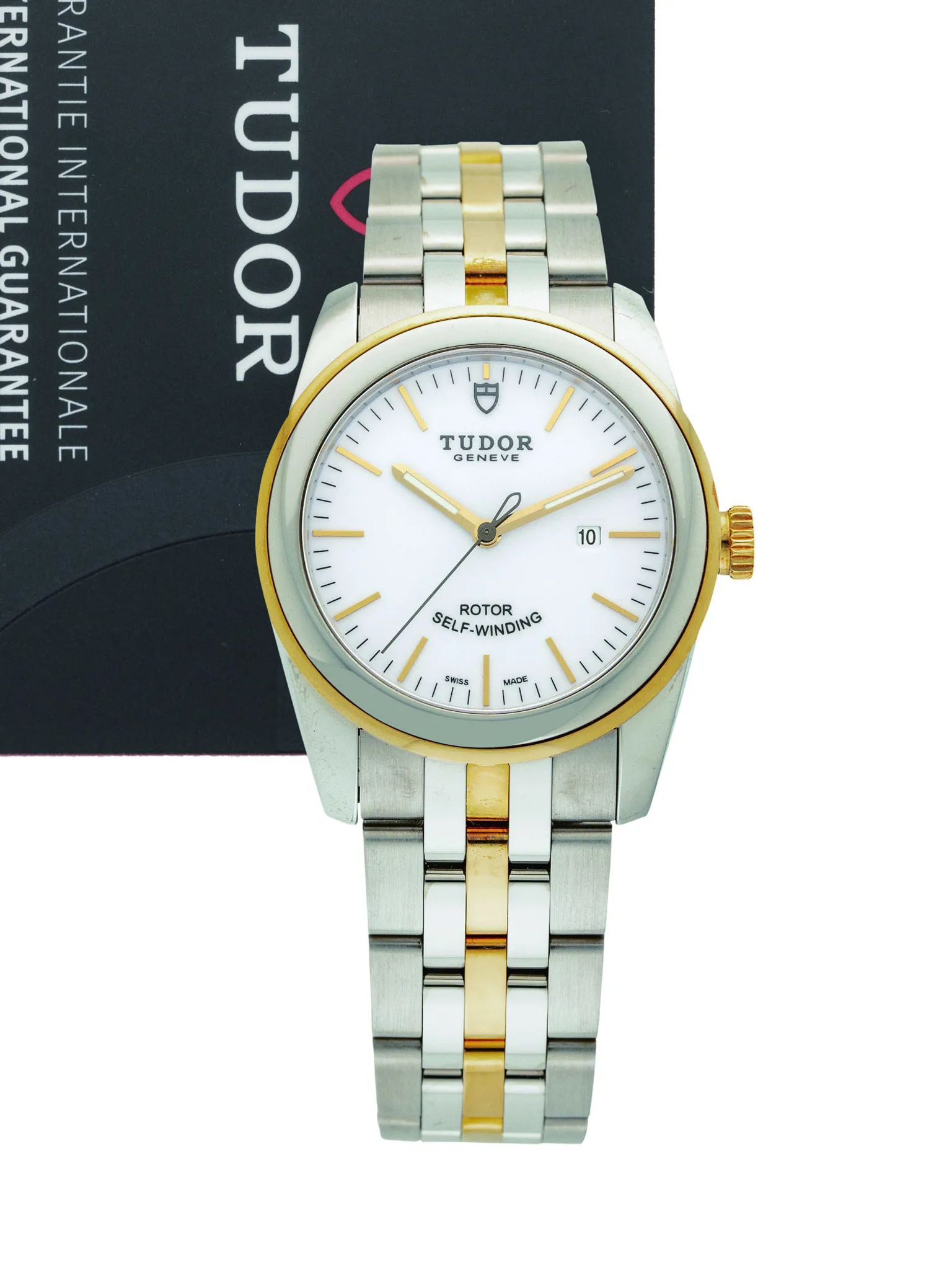 Tudor Glamour 53003 31mm Yellow gold and Stainless steel White